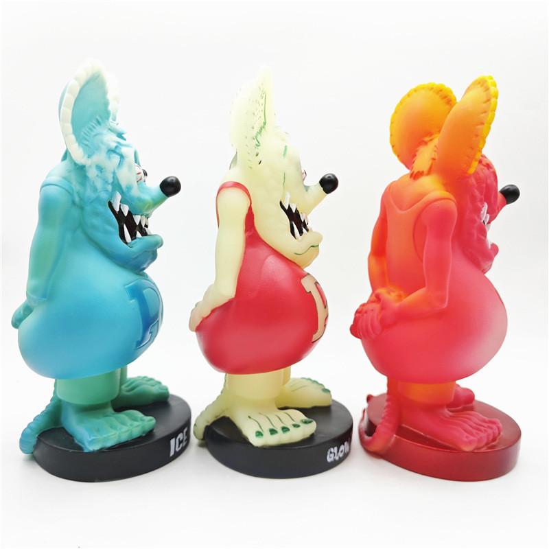 Funko Rat Fink Collectible Figure Glowing Night Gradient Blue Car Culture Decor