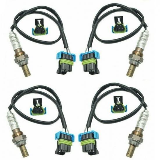 4PCS O2 Oxygen Sensor For 2009-2011 Chevrolet Traverse GMC Acadia Buick Enclave