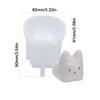 3D-Form Silikon Katze Form Wiederverwendbare Gelee Schüssel Langlebige Kuchenform Küchengebrauch