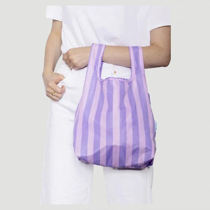 [KINDBAG] Purple Stripe Reusable Mini Kind Bag