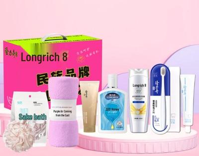 Conjunto de 7 Peças de Gel de Banho Refrescante Removedor de Ácaros Longrich