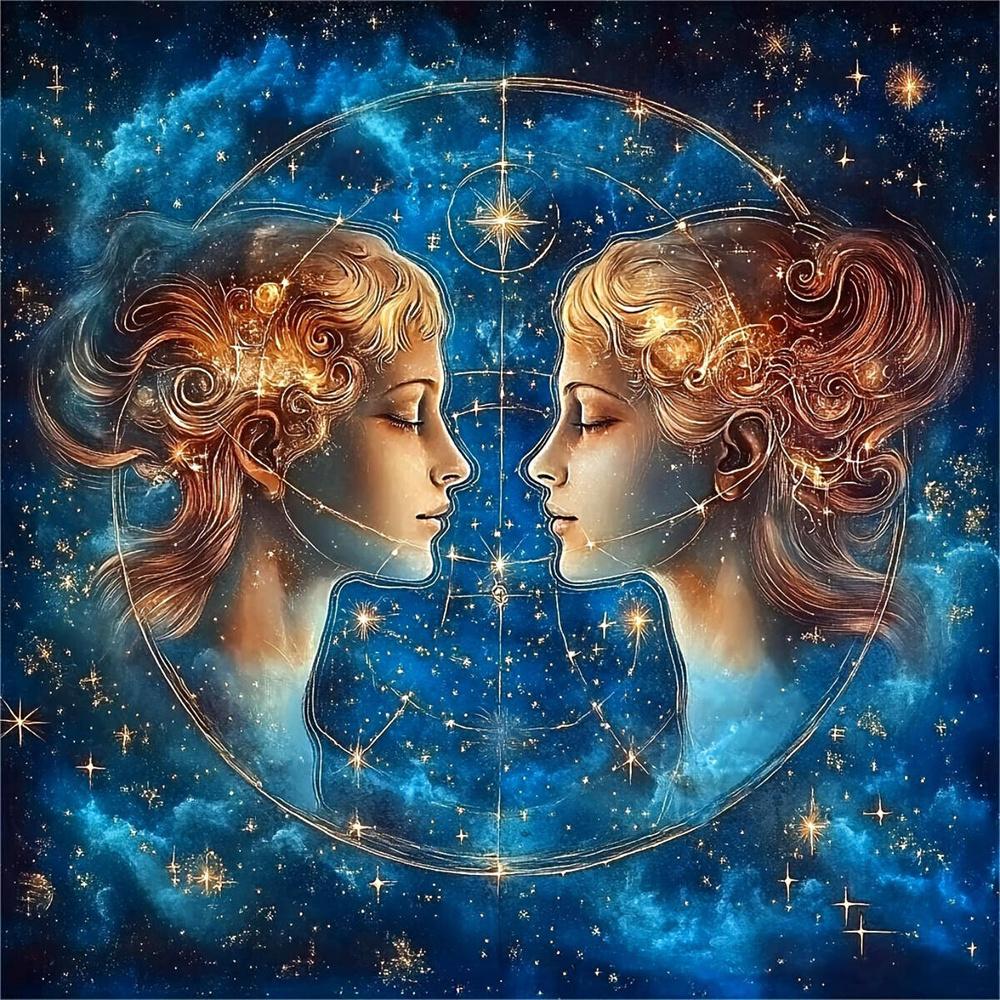 DIY Diamond Embroidery Constellation 5D Diamond Painting Leo Aries Full Round Drill Mosaic Set Decor For Home