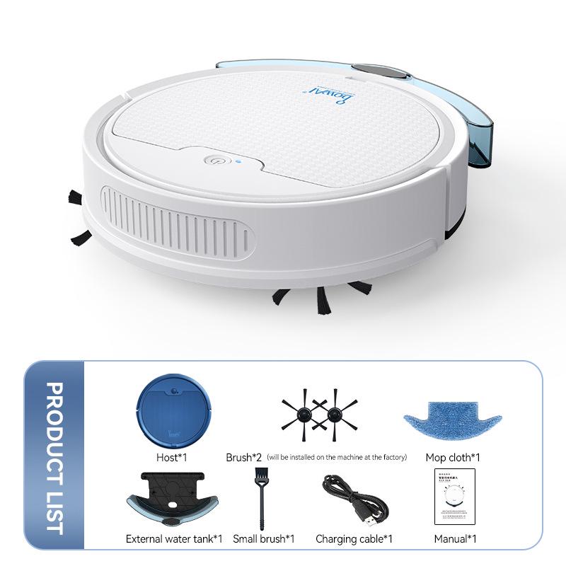 All-in-One Smart Robot Vacuum: Sweeping, Suction, and Mopping with Mobile App Control for Home Cleaning