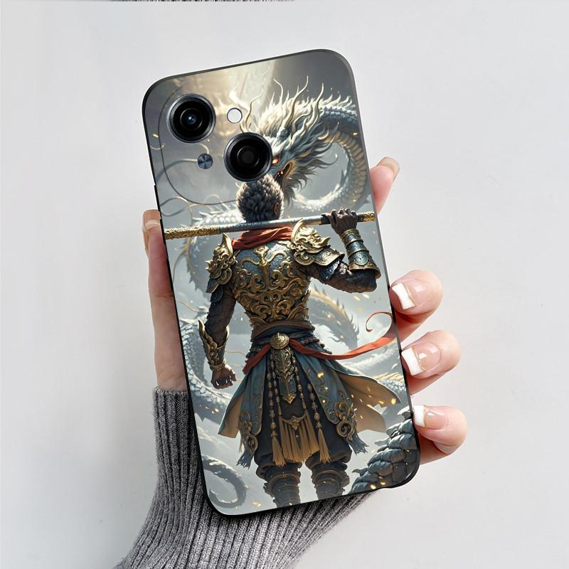 For Tecno Spark Go 1 Case Tecno Pop 9 Black Myth Wukong Shockproof Soft Silicone Back Cover For Tecno Spark Go1 Pop9 Phone Case