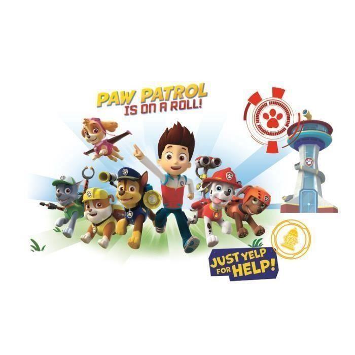 ROOMMATES - 6 PAW PATROL Aufkleber Kinderzimmer Riese 71 x 42 cm Paw Patrol