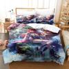 League of Legends Spirit Blossom Ahri Bedding Set Single Twin Full Queen King Size Bed Set Adult Kid Bedroom Duvet Cover Sets