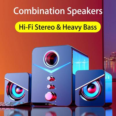Bluetooth Speaker Home Theater Sound System Mini Speakers Desktop Computer MP3 Player Audio for PC Phone Subwoofer Multi-media