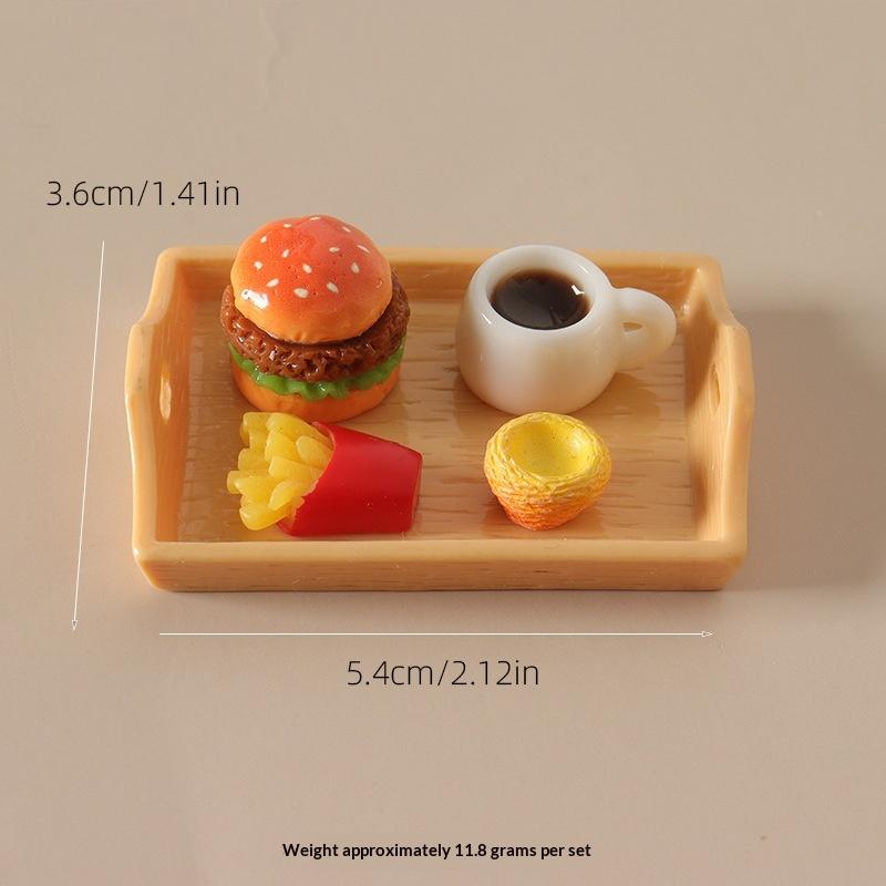 1Set Dollhouse Mini Coffee Cup Vase Model Simulation Kitchen Food Play Decor Accessories