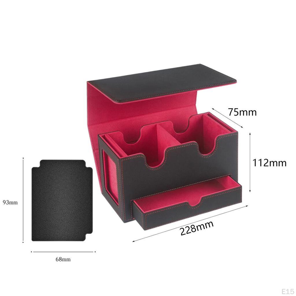Card Deck Box for Organizing 320+ Cards - Stylish Storage Solution