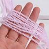 120pcs Crystal Glass Beads Rondelle Austria Faceted Loose Spacer Round Beads for Jewelry Making DIY Necklace Bracelet