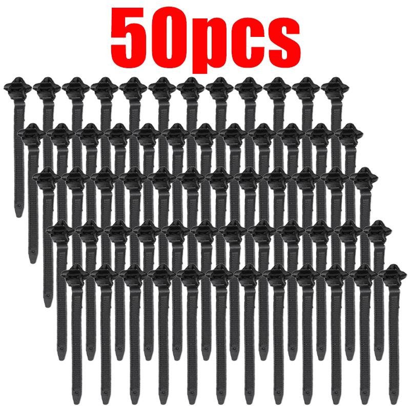 Universal Fixed Nylon Cable Ties Vehicle Motorcycle Cable Ties Car Harness Ties Fastener Clips Storage Organizer Tie Buckles