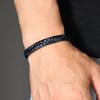 Simple Bracelet for Men Women Twist Braided Leather Minimalist Gift