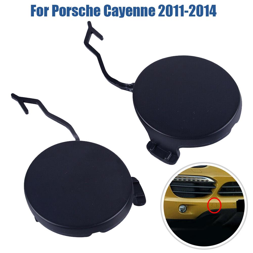 Bumper Tow Hook 5cm BLACK New Plastic Unpainted Front
