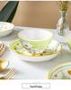 Alice Little Daisy Keramik 4-teiliges Set: 4,7-Zoll Unterglasur-Reisschalen aus Bone China
