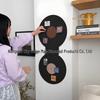 Creative Retro Vinyl Record Felt Board: High-End Wall Sticker & Photo Background for Living Room