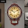 Contemporary Luxury Chinese Wall Clock for Living Room Decor