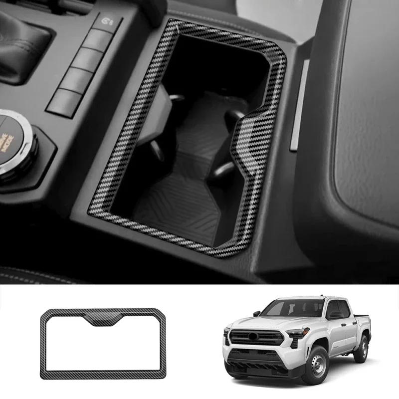 ABS Carbon Fiber For Toyota Tacoma 2024-2025 Central Control Trument Panel Steering Wheel Door Handle Interior Accessories