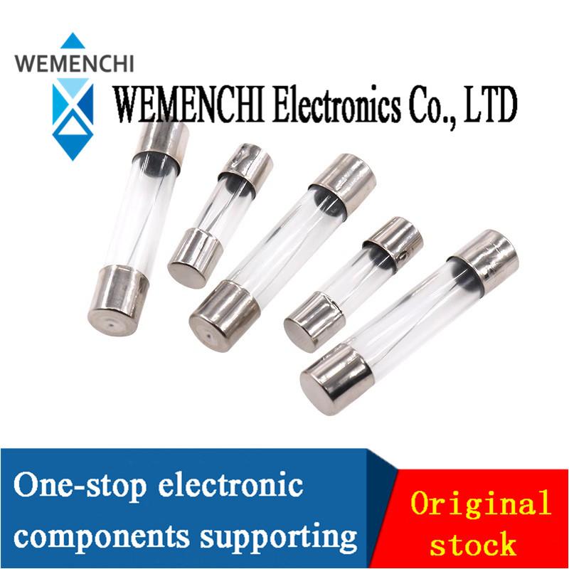 10pcs/lot One Sell 5*20mm 6*30mm Fast Blow Glass Tube Fuses 5x20 6x30 mm 250V 0.5 1 2 3 4 5 6 8 10 15 20 25 30 A AMP Fuse Fuse Holders1