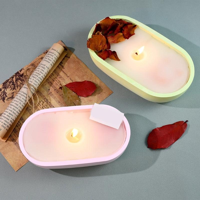 Candle Jars and Storage Pots Mold Multiuse Silicone Candle Pots Mold for Homemade Vase and Candle Holder Container