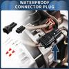 INFINAUTO 2 Pin Waterproof Connector Plug 2mm Series Female Female Wire Terminal Connector for