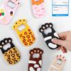 New Fat Cat Claw Bottle Openers Cartoon Figure Magnetic Sucking Claw Beer Opener Soft Glue PVC Screwdriver Refrigerator Stickers