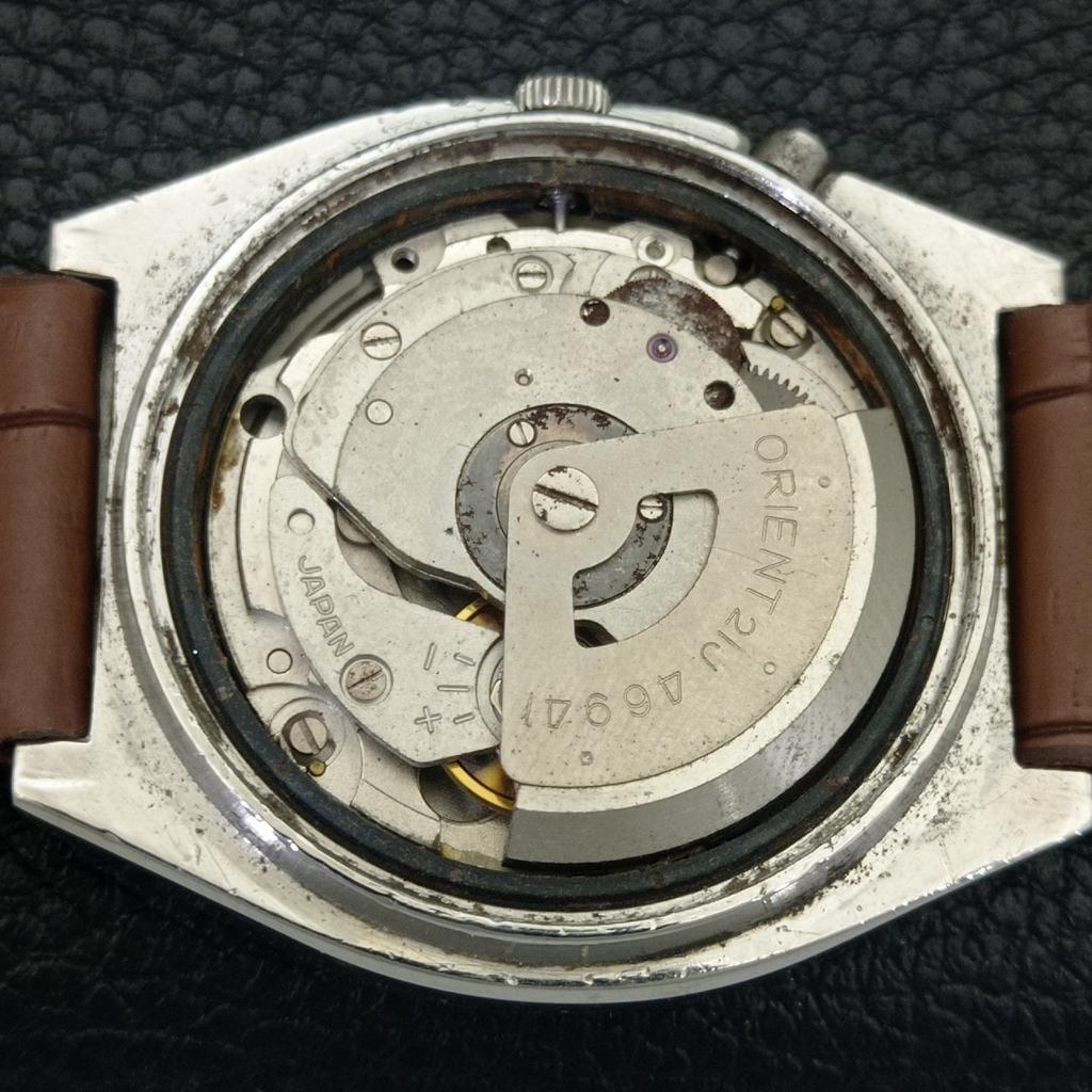 VINTAGE ORIENT CRYSTAL AUTOMATIC JAPAN 46941 MENS ORIGINAL DIAL WATCH A703340-1