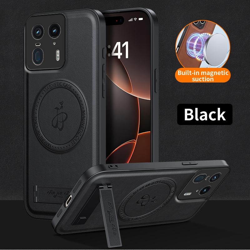 Leather Stand Case for Motorola Moto Edge 70 60 50 Ultra Fusion Pro Neo 5G Magnetic Cover Mag-safe Shockproof Full Camera Shell