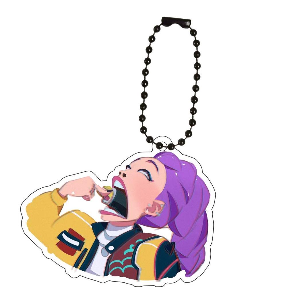 Kpop Dämonenjäger Anime Zoe Rumi Mira Saja Jungs Superstar Acryl Schlüsselanhänger Unters Huntr/x Baby Selbst Schlüsselanhänger Huntr-X Tasche Anhänger
