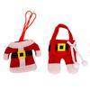 12PCS Xmas Cutlery Bag Santa Claus Knife Fork Storage Pocket Bag Christmas New Year Tableware Decorations Home Ornament