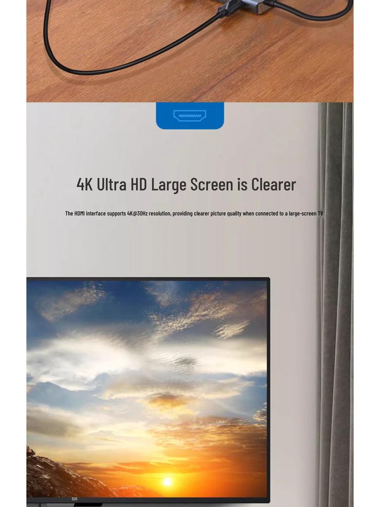 8-in-1 Type-C Multi-Port Hub with Ethernet & USB 3.0 Expansion Dock