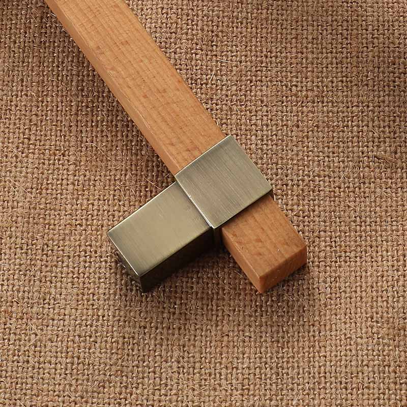 Wood Handles For Furniture Cabinet Pulls And Modern Black Kitchen Doors Drawer Kids Gold Adjustable Knobs 96-160mm