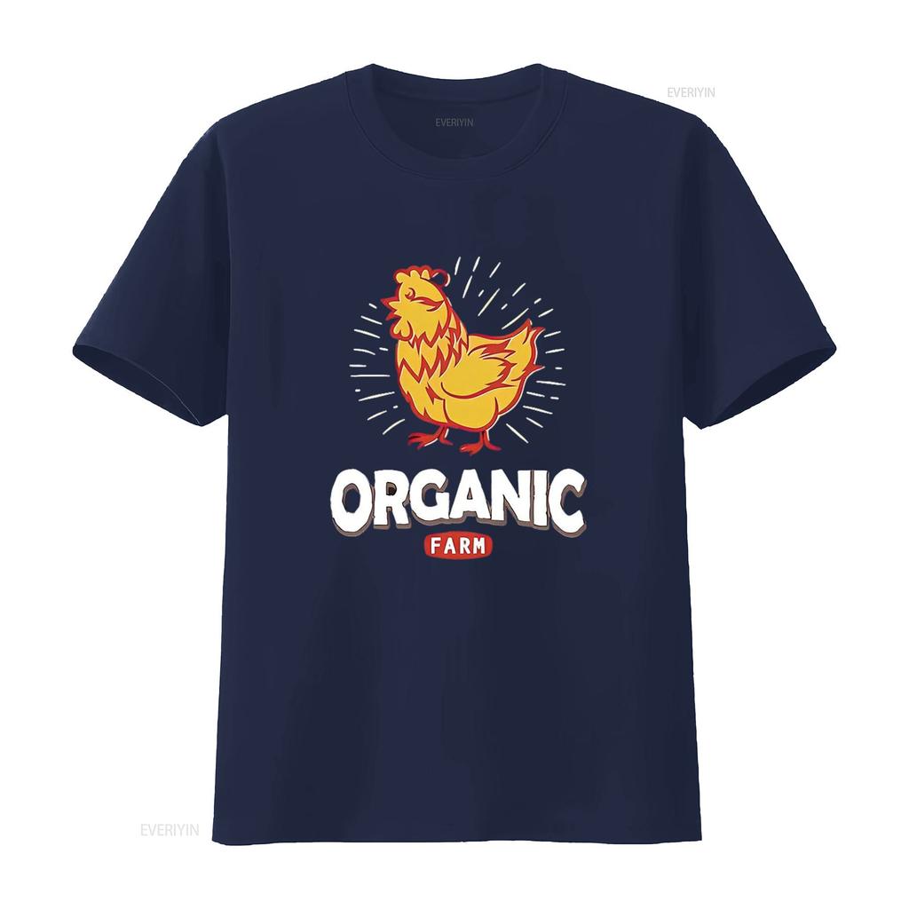 Mens ORGANIC FARM Vintage T Shirt Black Vintage Washed Slightly Top For Everyday Wear Soft Fashion Graphic Homme Streetwear