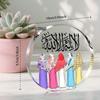 2D Flat, "There Is No God But Allah" Acrylic Desktop Decoration Plaque, Suitable for wall Decoration, porch, Room, Villa, accents Home, Hallway, or Wo