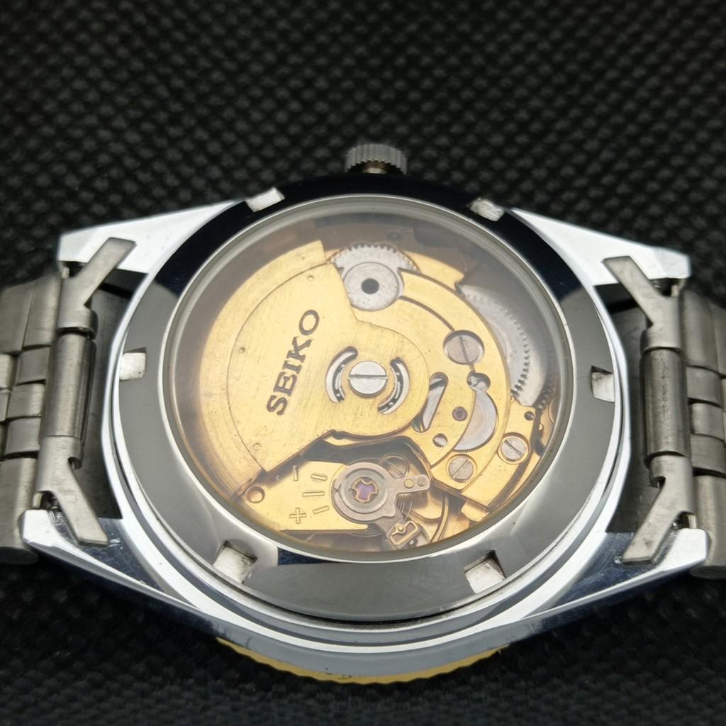 USED SEIKO 5 AUTOMATIC JAPAN MENS RARE GOLDEN MOVEMENT WATCH 575b-a305109-2 SKU575b-a305109