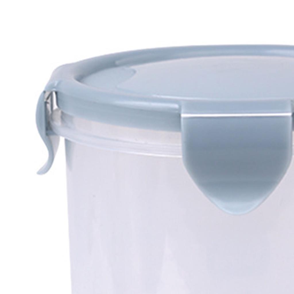 Food Storage Container 1000ml Plastic Stackable Airtight Cereal Dry Food Storage Jar for Kitchen