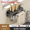 Kitchen Wall Mount Storage Rack With Multifunctional Storage For Home Use