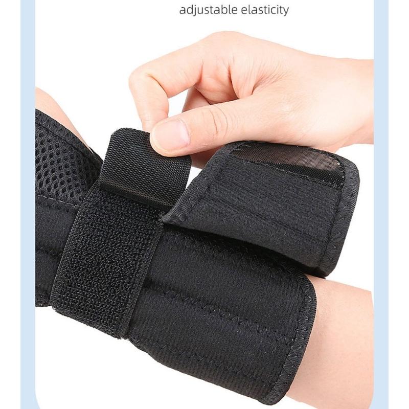 Ergonomic Left and Right Hand Wrist Splint Wrist Brace Adjustable Strap Systems Comfort Padding for Daily Activities