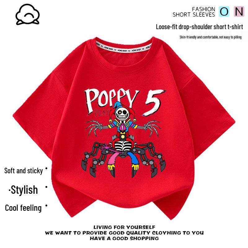 Poppy Playtime Prototyp Short Sleeve Children's Summer T-Shirt