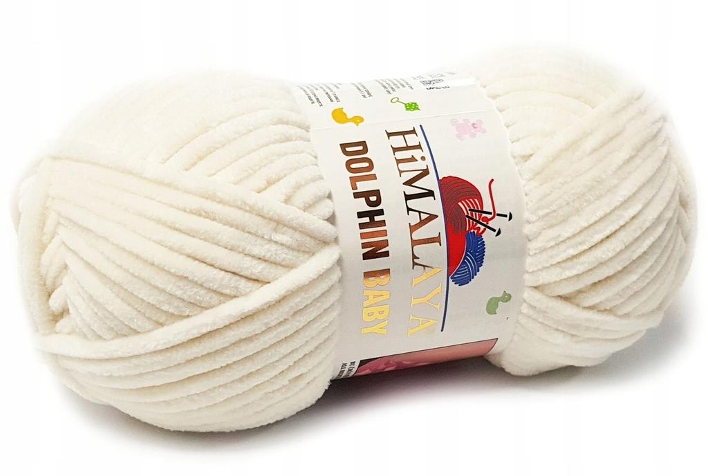 Himalaya chunky yarn dolphin baby ecru 80308