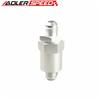 ADLERSPEED AN-8 8AN -8AN 30 Micron Billet Aluminum Fuel Filter Fitting Adapter Blue / Silver