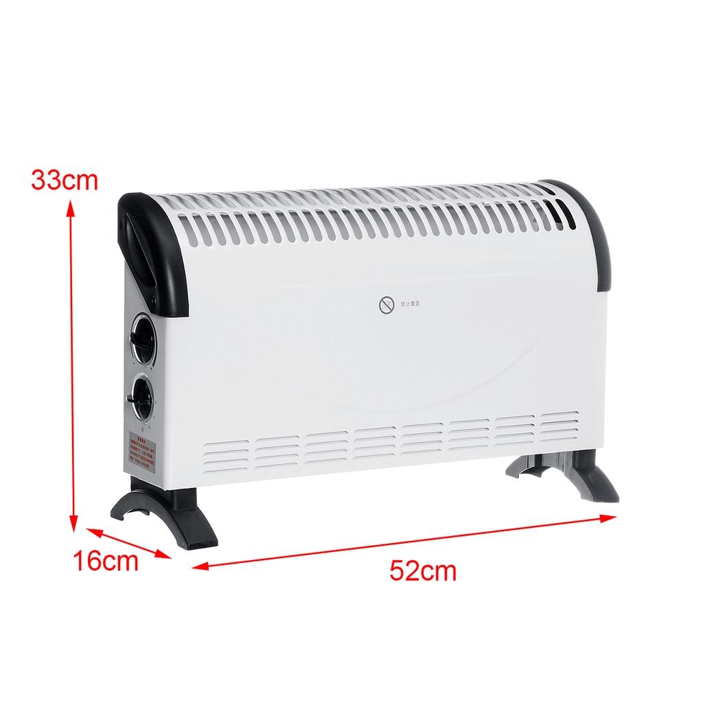 220V 1800W 3 Level Adjustable&Stepless Intelligent Heating Wire Heater Electric Heater Home Bath Thermostatic Heater Warmer Fan
