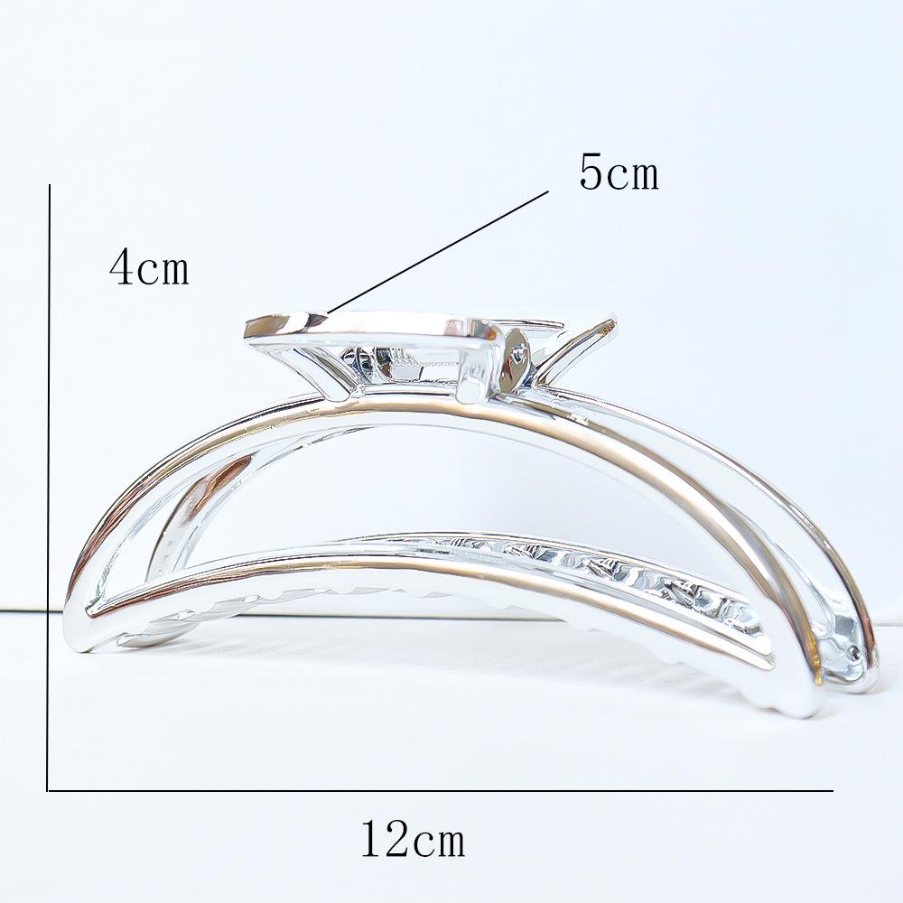 

Trendy Hollow Chain Metal Hair Claw Clip for Women - Stylish Ponytail Accessory