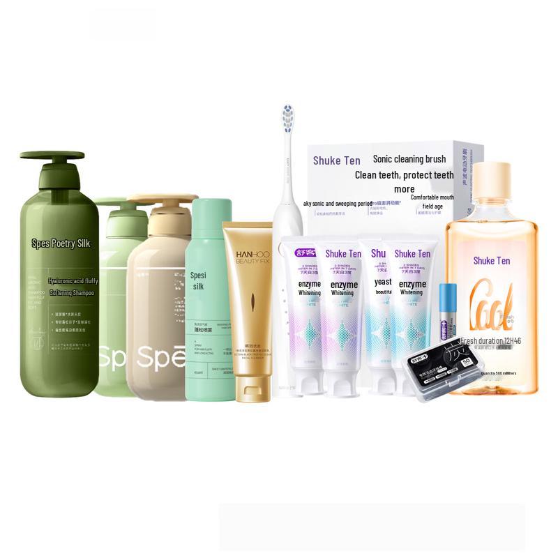 Shuke Oral Care & Sephora Hair Care 13-Piece Family Set
