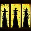 Easy Apply Holiday Window Ornaments Halloween Ghost Static Cling, Luminous Fluorescent PVC Decal, Reusable Party Decorations Removable Decorative