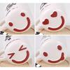 Home Cafe Emoticon Expression Mug Wood Coaster Spoon Set