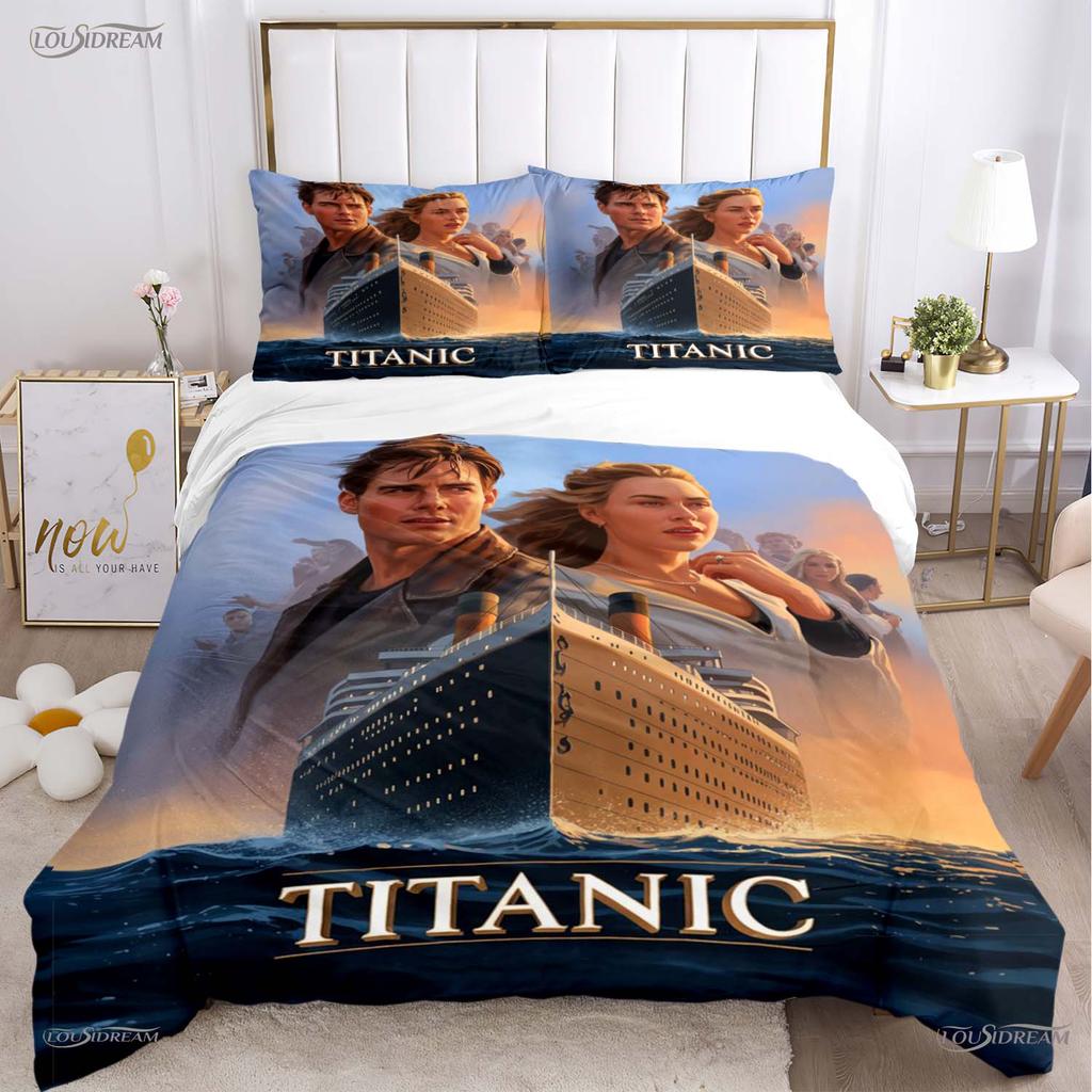 Comforter Titanic Romantic Love All Season Comforter Bedding Sets Soft And S Single/Double/Queen/King