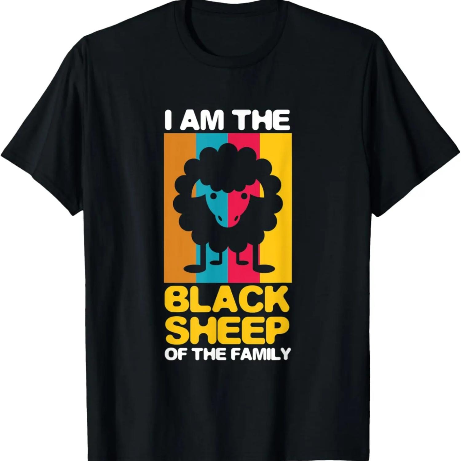 Funny I Am The Black Sheep Of Family Toy Lovers gift T-Shirt S чёрный