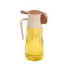 Dual-purpose Kitchen Food Oil Spray Bottle with Automatic Opening and Closing and Leak-proof Glass