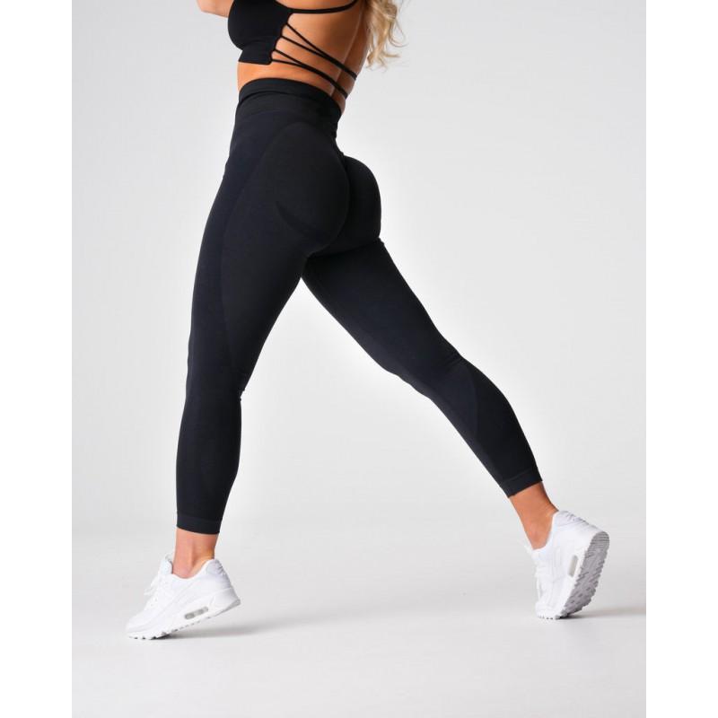 High-Waisted Seamless 9/10 Length Yoga Leggings Women Quick-Dry Nylon Spandex Compression Fitness Pants