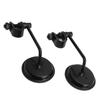 2 Pcs Motorcycle Rear View Mirrors Round 360 Degree Adjustable Handlebar Mirror Replacement for Ranger Stick King GN